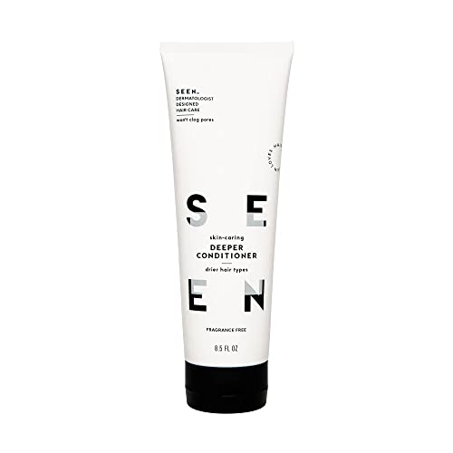SEEN Deeper Conditioner - Fragrance-Free, Non-Comedogenic, Safe for Sensitive Skin - 12oz