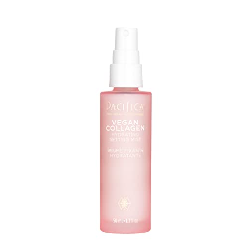 Pacifica Beauty Face Mist - Hydrating Vegan Collagen, Vitamin C, 100% Glass Bottle - 1.7 fl oz