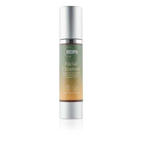 Natural Radiant Life Facial Cleanser - Hydrating, Detoxifying, Anti-Aging - 1.7 Oz