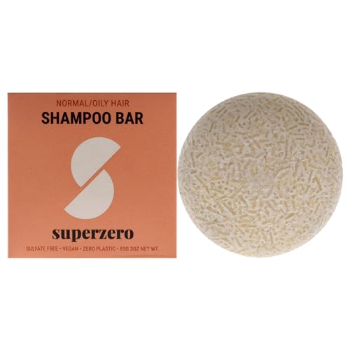 Superzero Shampoo Bar - Strengthens Hair, Natural Bounce & Volume, 100% Sulfate-Free - 3oz