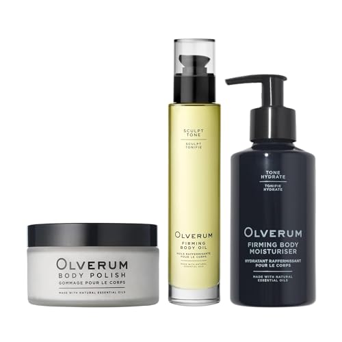 OLVERUM Body Care Set - Firm, Revitalized Skin, Vegan Formula, Cruelty-Free - 3 Products