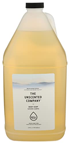 The Unscented Company Body Soap - No Animal Testing, Certified Organic - 1 Gallon
