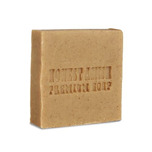Honest Amish Bar Soap - Mild Non-Drying Formula with Natural Peppermint & Chickweed - 4oz