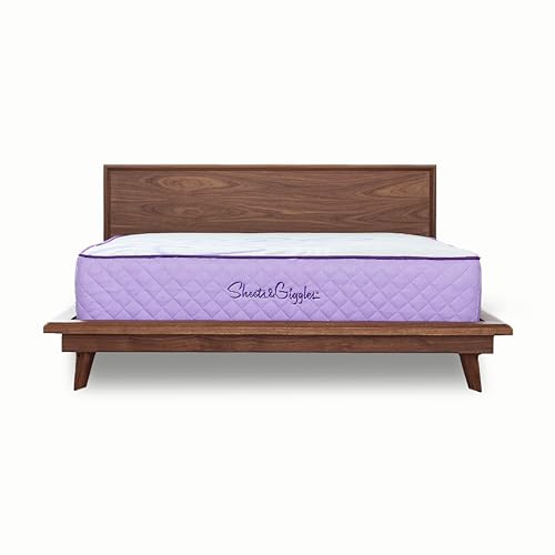 Sheets & Giggles Eucalyptus Mattress - Natural Cooling, Hypoallergenic Support - Queen