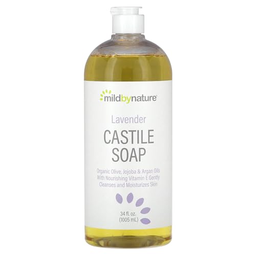 Mild by Nature Body Wash - Gentle Cleanser & Moisturizer with Lavender, 34 fl oz