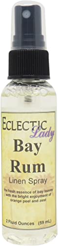 Eclectic Lady Bay Rum Linen & Room Spray - Long-Lasting Scent, Paraben-Free, Handmade - 4oz
