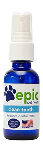 Clean Teeth Breath Freshener - Reduces Tartar & Bad Breath, No Chemicals - 1oz Spray