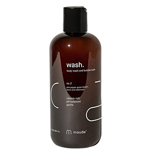Maude pH Balanced Body Wash - Nourishing Vitamins, Vegan, Gentle Care - 12 oz