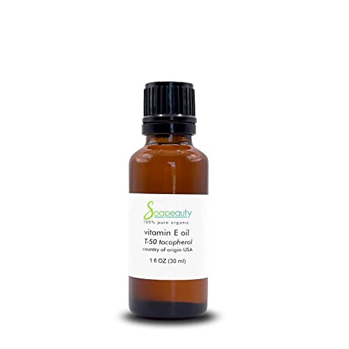 Soapeauty Body Oil - Natural Vitamin E for Skin & Hair, Moisturizes & Heals - 1 oz