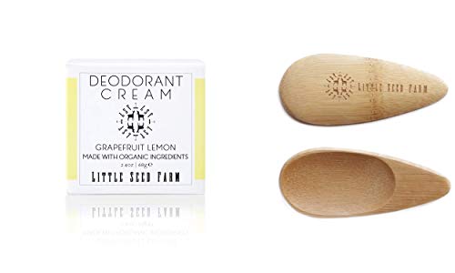 Little Seed Farm Deodorant Cream - 24-Hour Odor Control, Aluminum & Baking Soda Free - 2.4oz