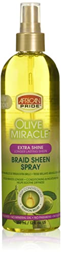 African Pride Hair Mist - Soothes Dryness, Promotes Strong Healthy Shine - 12oz