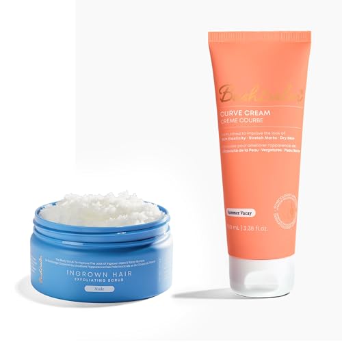 Bushbalm Body Care Set - Firm and Tight Skin, Ingrown Hair Prevention - 100ml & 236ml