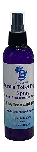 Diva Stuff Personal Cleansing Wipe - Gentle & Moisturizing, Tea Tree & Lime Scent - 4 oz