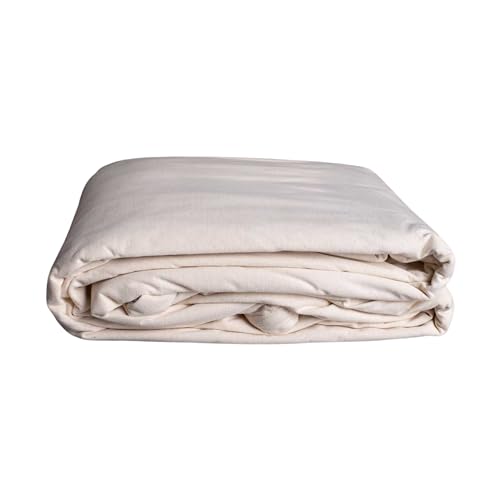 Sleep & Beyond Organic Cotton Waterproof Mattress Protector - Soft, Breathable, Ivory - Full 10"