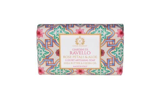 CA Casa Amalfi Body Soap - Nourishing Rose Petal & Aloe, Vegan, 100% Italian Made - 8oz
