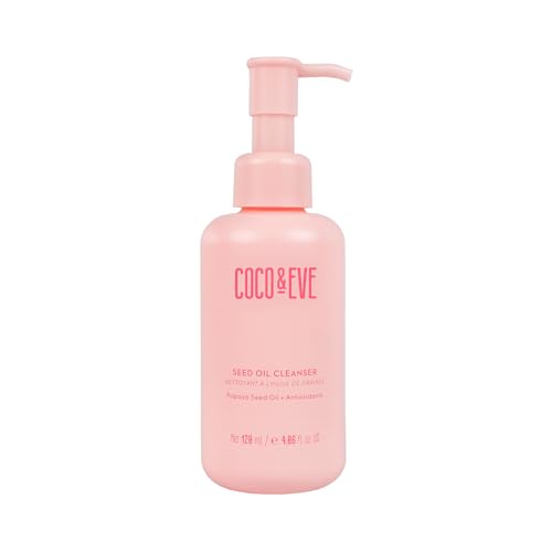 Coco & Eve Seed Oil Cleanser - Gentle Makeup Remover, Antioxidants for Glowing Skin - 4.06 fl oz