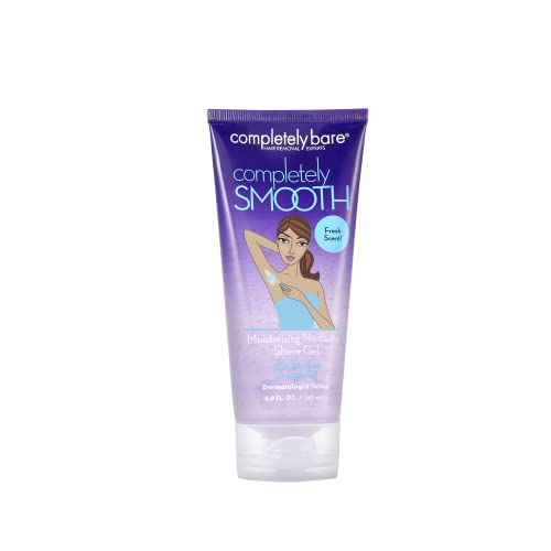 completely bare Shaving Gel - Hydrating Aloe Vera & Jojoba Oil, No-Bump Formula - 8oz