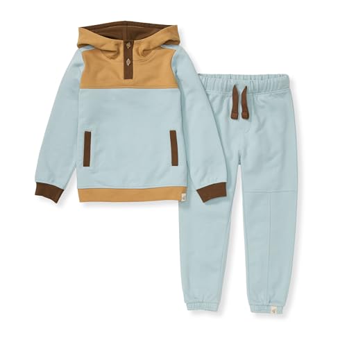Burt's Bees Baby Boys' Clothing Set - Soft, GOTS Certified Organic Cotton, Rainfall - Outfit Bundle