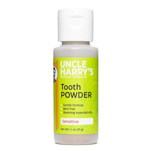 Uncle Harry's Dental Care Kit - Strengthens Teeth & Gums, Gluten-Free, Vegan - 1.1 oz
