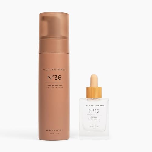 + Lux Unfiltered Complete Tan Set - Hydrating, Vegan Ingredients, Deep Glow - 2x Products