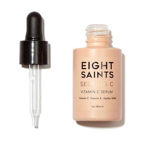 Eight Saints Vitamin C Face Serum - Brightening & Hydrating for Dark Spots, 1 oz