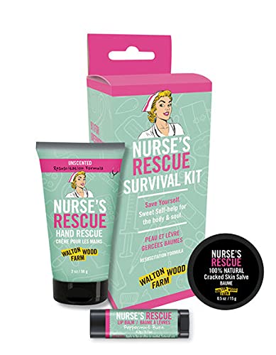 Walton Wood Farm Hand Care Set - Hydrating Trio for Cracked Skin, Natural & Cruelty-Free - Gift Box
