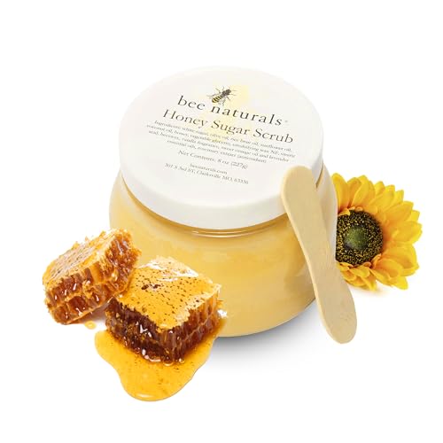 Luxurious Honey Sugar Body Scrub - Nourishing Exfoliation, Vanilla Scent - 8oz