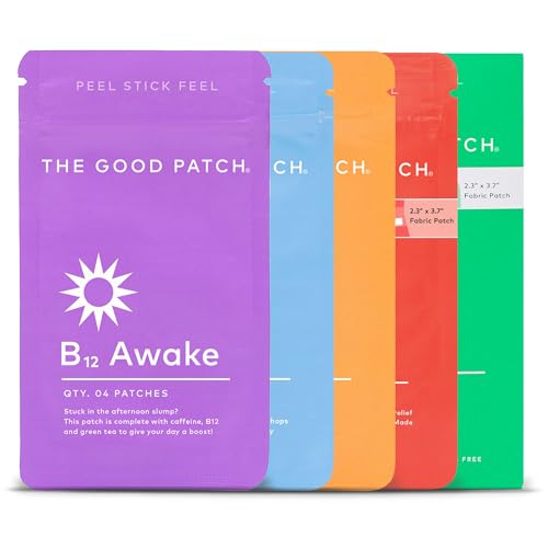 The Good Patch Mixed Bundle - Plant-Based Relief for Common Ailments, 20 Patches