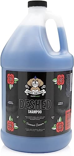 Bark2Basics Dog Shampoo - Reduces Shedding, Nourishing Omega 3 & 6, Coconut Cream - 1 Gallon