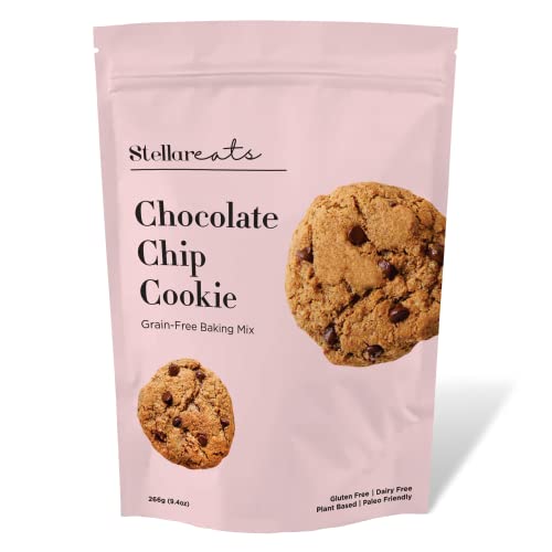 Stellar Eats Grain-Free Cookie Mix - Soft & Chewy, Almond Flour-Based, Gluten-Free - 14-16 Cookies