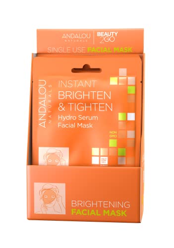 Andalou Naturals Face Mask - Hydrating Serum for Brighter, Balanced Skin - 0.6oz