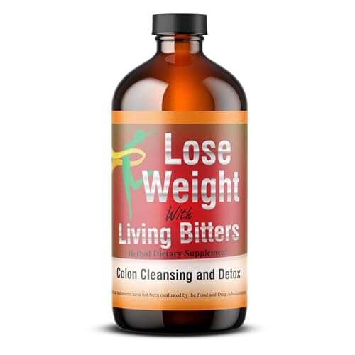 HERBOGANIC Detox Living Bitter - Boost Energy & Immune Support, Vegan & Gluten-Free - 16oz