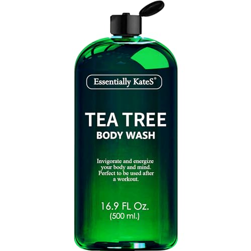 Essentially KateS Tea Tree Body Wash - Natural Odor Relief & Skin Soothing - 16.9 fl oz