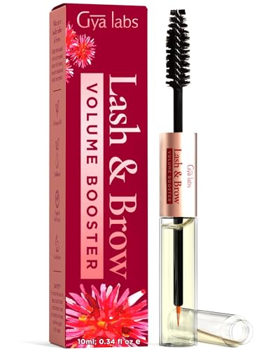 Gya Labs Eyelash Serum - Enhances Volume & Hydration, 100% Castor Oil - 0.34 Fl Oz