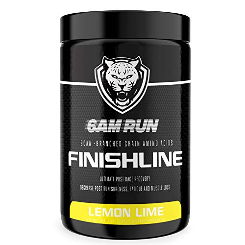 6AM Run Finishline Amino Energy Powder - Post-Workout Recovery, Keto-Friendly - 50 Scoops