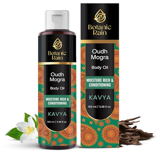 Botanic Rain Ayurveda Body Oil - Nourishing, Hydrating, Fast Absorbing - 3.38 Fl Oz