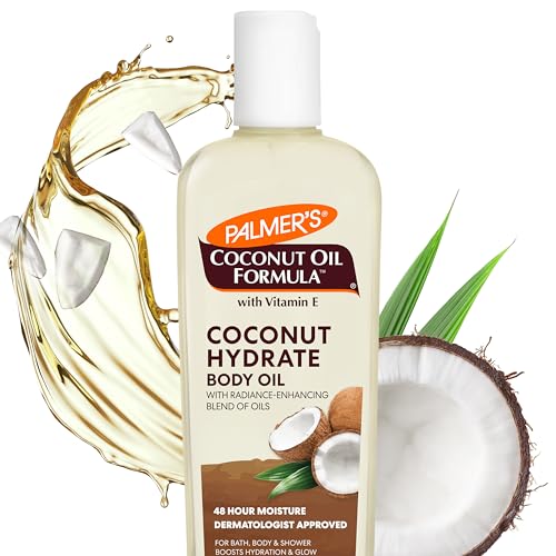 Palmer's Body Oil - Deep Hydration with Fair Trade Coconut Oil & Green Coffee Extract - 8.5oz