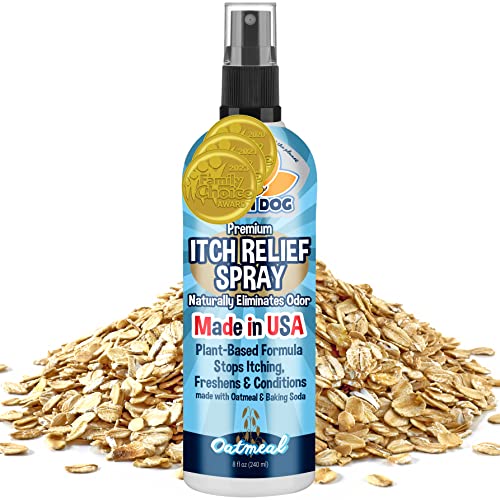 Bodhi Dog Anti Itch Spray - Instant Relief for Allergies & Irritated Skin, Oatmeal - 8oz