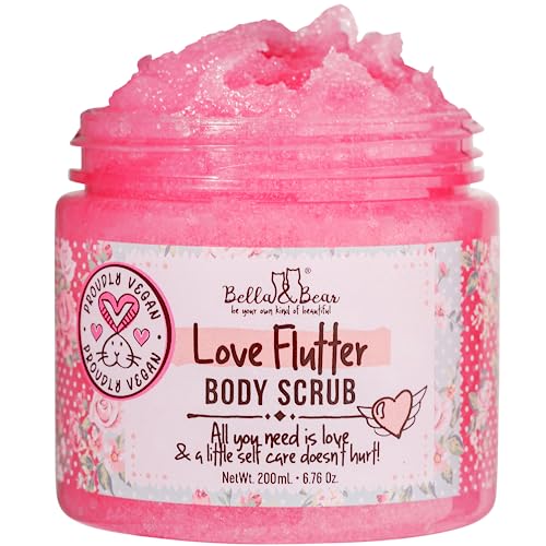 Bella & Bear Body Scrub - Nourishes & Exfoliates for Soft, Smooth Skin - 12oz