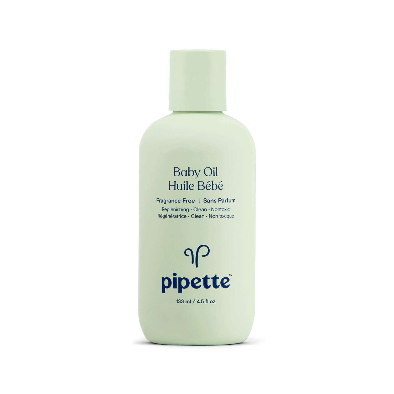Pipette Baby Body Oil - Nurtures & Moisturizes Sensitive Skin, Fragrance-Free, 4.5 fl oz