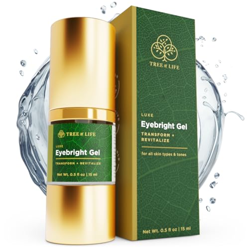 Tree of Life Eye Treatment Gel - Hydrates Dark Circles, Reduces Puffiness & Wrinkles - 1.7oz