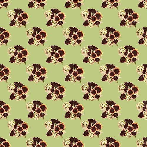 Waterleaf Paper Co. Gift Wrap - 100% Dissolvable, Bouquets of Sunflowers, 16 Sq Ft Roll
