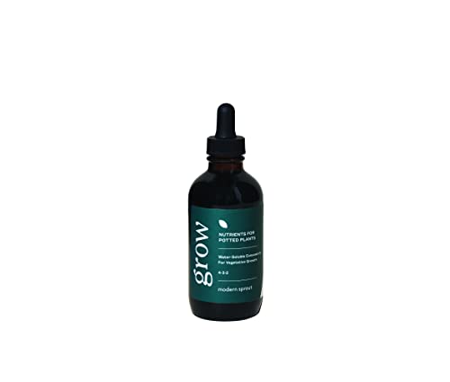 Modern Sprout Plant Nutrient Set - All-Natural Growth Booster for Greens, 8oz