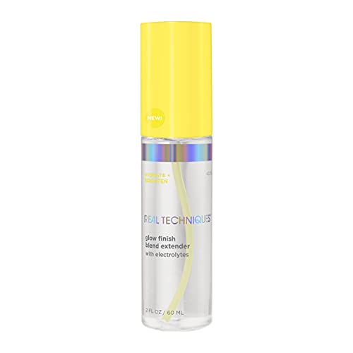 Real Techniques Setting Spray - Hydrating with Vitamin C, Electrolytes, 2 fl oz for Lasting Makeup