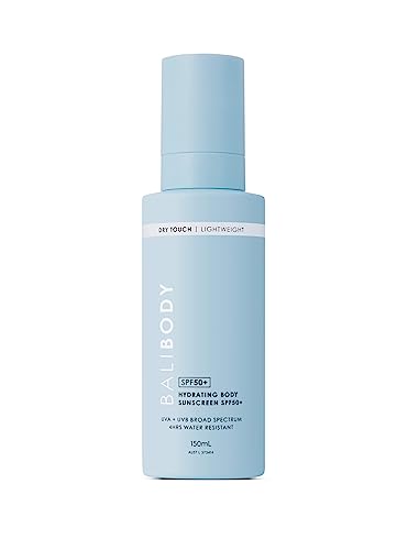 Bali Body Hydrating Sunscreen SPF 50 - Nourishing, Non-Greasy, Water Resistant - 150ml