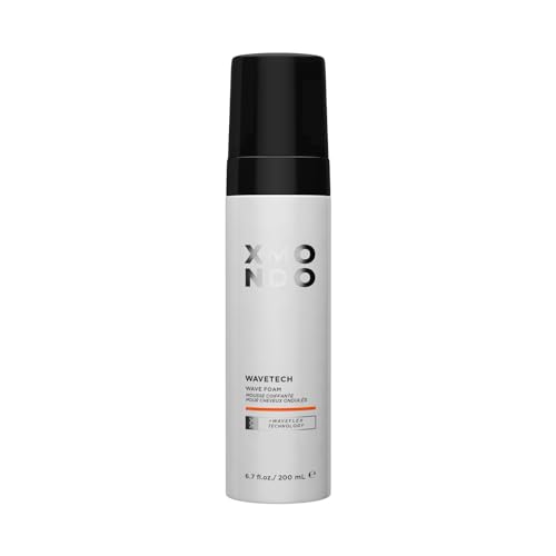 XMONDO Hair Wavetech Wave Foam - Enhances Waves, Controls Frizz, Vegan Ingredients - 6.7 Fl Oz