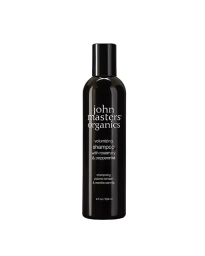 Rosemary & Peppermint Shampoo for Fine Hair - Nourishing, Volumizing, 8oz with Organic Ingredients