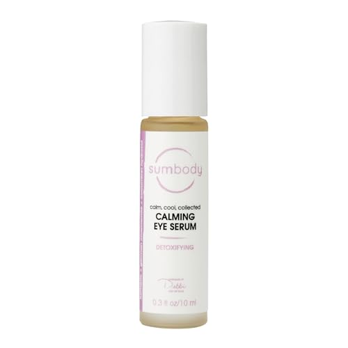 Natural Peptide Eye Serum - Reduces Puffiness & Fine Lines, Hydrating, Rollerball Applicator - 0.5oz