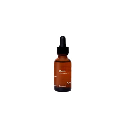 MAUDE Shave Oil - Moisturizes Skin, Protects & Enhances Razor Glide - Almond & Cedarwood, 1 oz