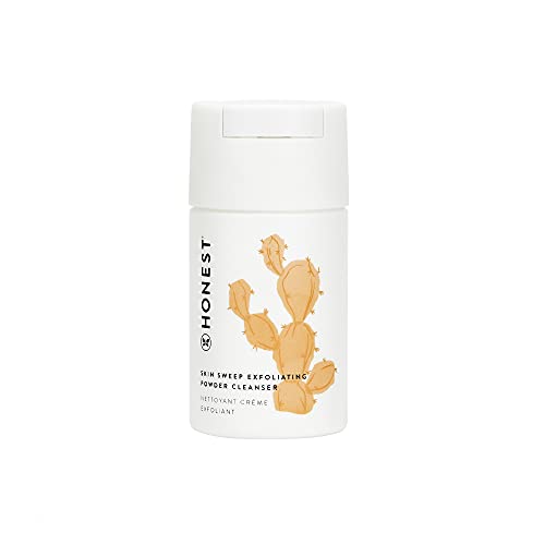 Honest Beauty Exfoliating Powder Cleanser - Detoxifies & Purifies, Vegan, 1.4 oz